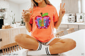 Teach Apple Pink Dots #BS7064
