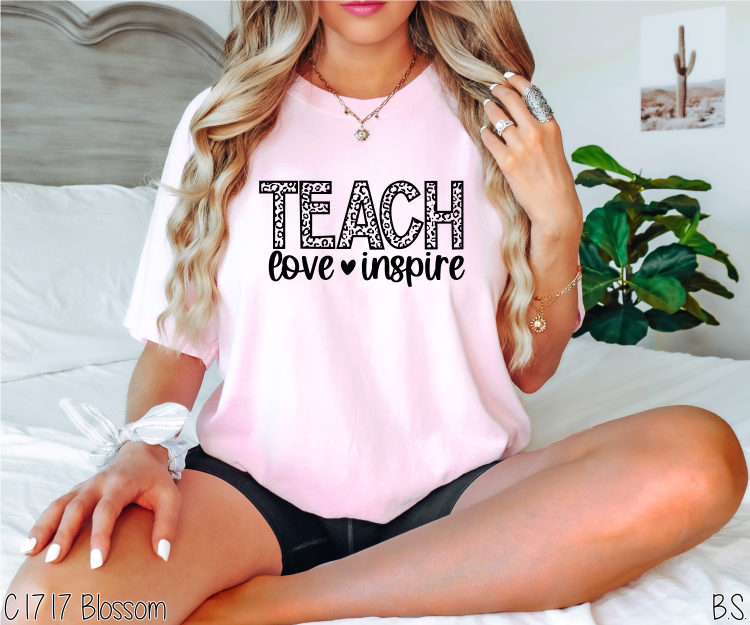 Teach Love Inspire Leopard #BS2176