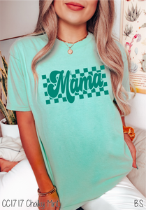 Teal Checkered Mama #BS6691