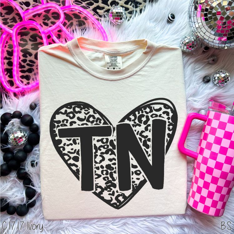 Tennessee Leopard Heart #BS1842