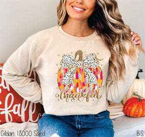 Thankful Faux Glitter Pumpkin #BS7482