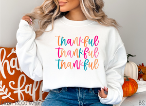 Thankful Stacked Colorful Lettering #BS7322