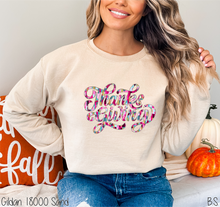 Load image into Gallery viewer, Thanksgiving Brush Strokes Faux Glitter #BS7461
