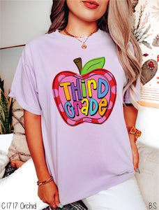 Third Grade Apple Pink Dots #BS7069