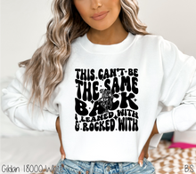 Load image into Gallery viewer, This Can&#39;t Be The Same Back #BS6617
