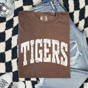 Tigers Distressed Arch #BS8546