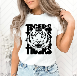 Tigers Stacked Mascot #BS5748