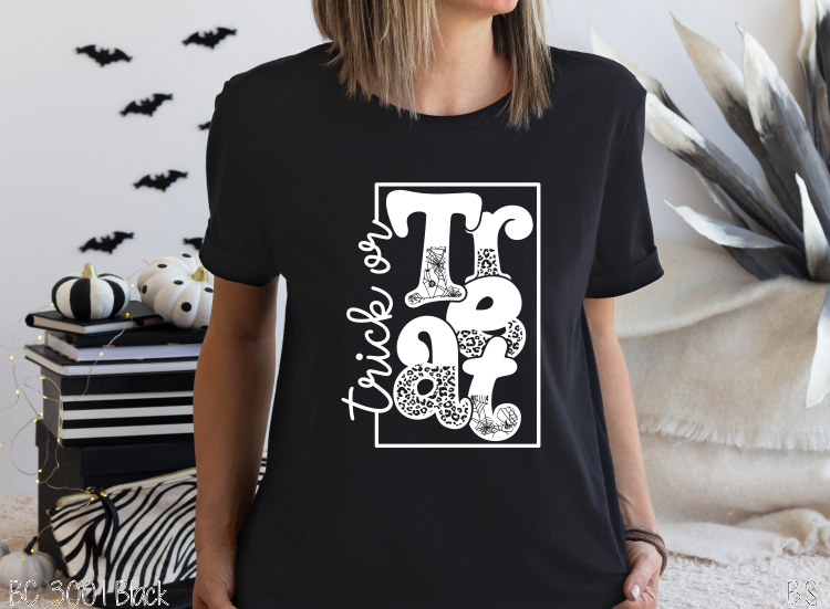 Trick Or Treat Leopard Web Letters #BS5945