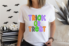 Load image into Gallery viewer, Trick Or Treat Stitch Lettering #BS5769
