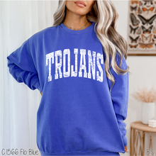 Load image into Gallery viewer, Trojans Distressed Arch #BS8592 *10/5 PRINTS ON ORDER AND EXTRAS POSTED FOR PURCHASE BEFORE ARRIVAL
