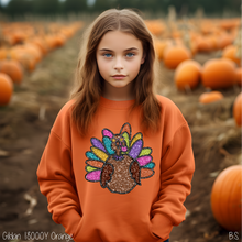 Load image into Gallery viewer, Turkey Faux Glitter Applique #BS6180
