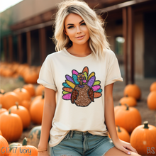 Load image into Gallery viewer, Turkey Faux Glitter Applique #BS6180
