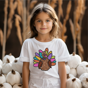 Turkey Faux Glitter Applique #BS6180