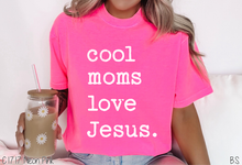 Load image into Gallery viewer, Typewriter Cool Moms Love Jesus #BS8960
