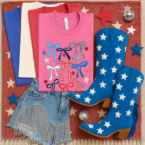 USA Coquette Bow Collage #BS8170