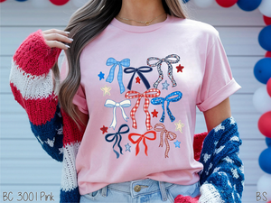 USA Coquette Bow Collage #BS8170