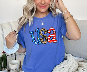 USA Doodle Letters #BS6870 *PRINTS ON ORDER AND EXTRAS POSTED FOR PURCHASE BEFORE ARRIVAL