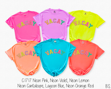 Load image into Gallery viewer, Vacay Arched Chenille Letters #BS2879
