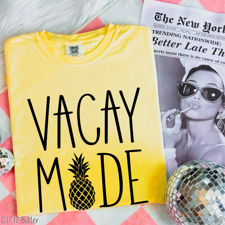 Vacay Mode Pineapple #BS657/58