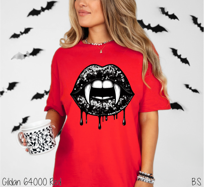Vampire Fangs Faux Sequin #BS7276