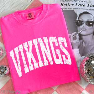 Vikings Distressed Arch #BS8586 *10/5 PRINTS ON ORDER AND EXTRAS POSTED FOR PURCHASE BEFORE ARRIVAL