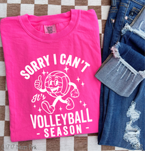 Load image into Gallery viewer, Volleyball Season Sorry Can&#39;t #BS8418 *8/24 PRINTS ON ORDER AND EXTRAS POSTED FOR PURCHASE BEFORE ARRIVAL
