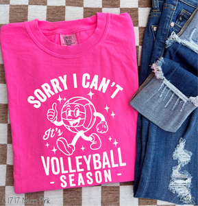 Volleyball Season Sorry Can't #BS8418 *8/24 PRINTS ON ORDER AND EXTRAS POSTED FOR PURCHASE BEFORE ARRIVAL