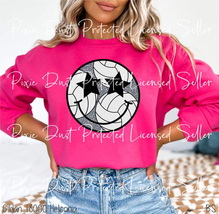 Volleyball Sparkly Smile #BS5883