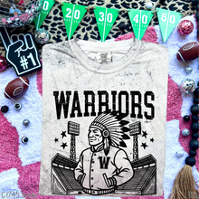 Load image into Gallery viewer, Warriors Letterman Mascot #BS8440 *PREORDER CLOSING SUNDAY 8/31 @ MIDNIGHT CST

