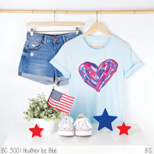 Load image into Gallery viewer, Watercolor Americana Heart #BS6895
