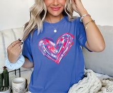 Load image into Gallery viewer, Watercolor Americana Heart #BS6895

