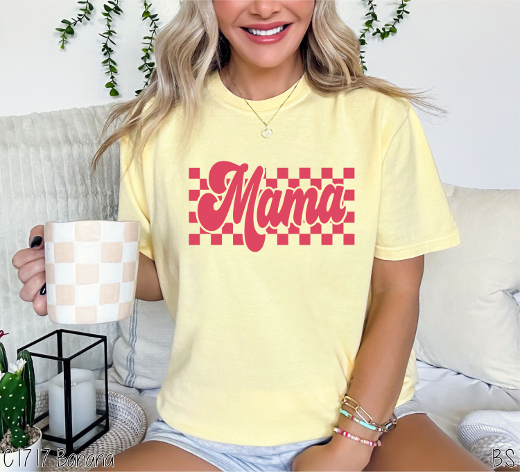 Watermelon Checkered Mama #BS6689