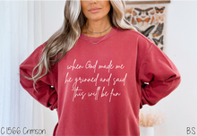 Load image into Gallery viewer, When God Made Me #BS8735
