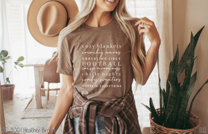 White Ink Cozy Blankets Crunchy Leaves #BS7160