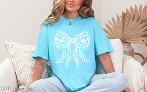 White Lace Coquette Bow #BS8029