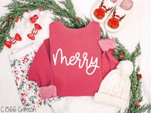 Load image into Gallery viewer, White Merry Script #BS8689
