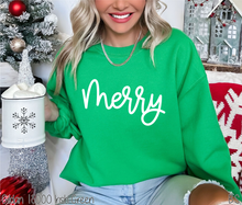 Load image into Gallery viewer, White Merry Script #BS8689
