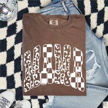 Load image into Gallery viewer, White Varsity Mama Leopard Check #BS8740
