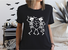 Load image into Gallery viewer, White Witch Hat Dancing Skeletons #BS7241
