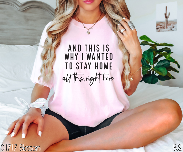 Why I Wanted To Stay Home #BS7800