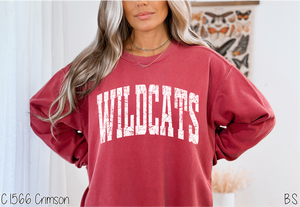 Wildcats Distressed Arch #BS8548