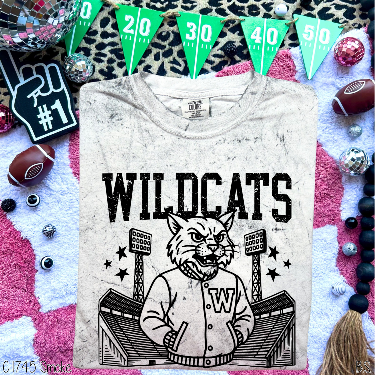 Wildcats Letterman Mascot #BS8435 *PREORDER CLOSING SUNDAY 8/31 @ MIDNIGHT CST