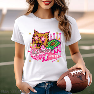 Wildcats Pink Preppy Mascot #BS8289