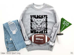 Wildcats Stacked Mascot #BS5749
