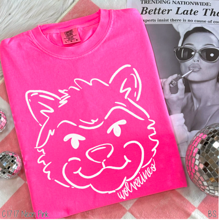 Wolverines Doodle Mascot #BS8272 *PREORDER CLOSING SUNDAY 6/29 @ MIDNIGHT CST