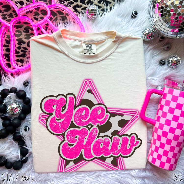 Yee Haw Country Cow Star #BS3255