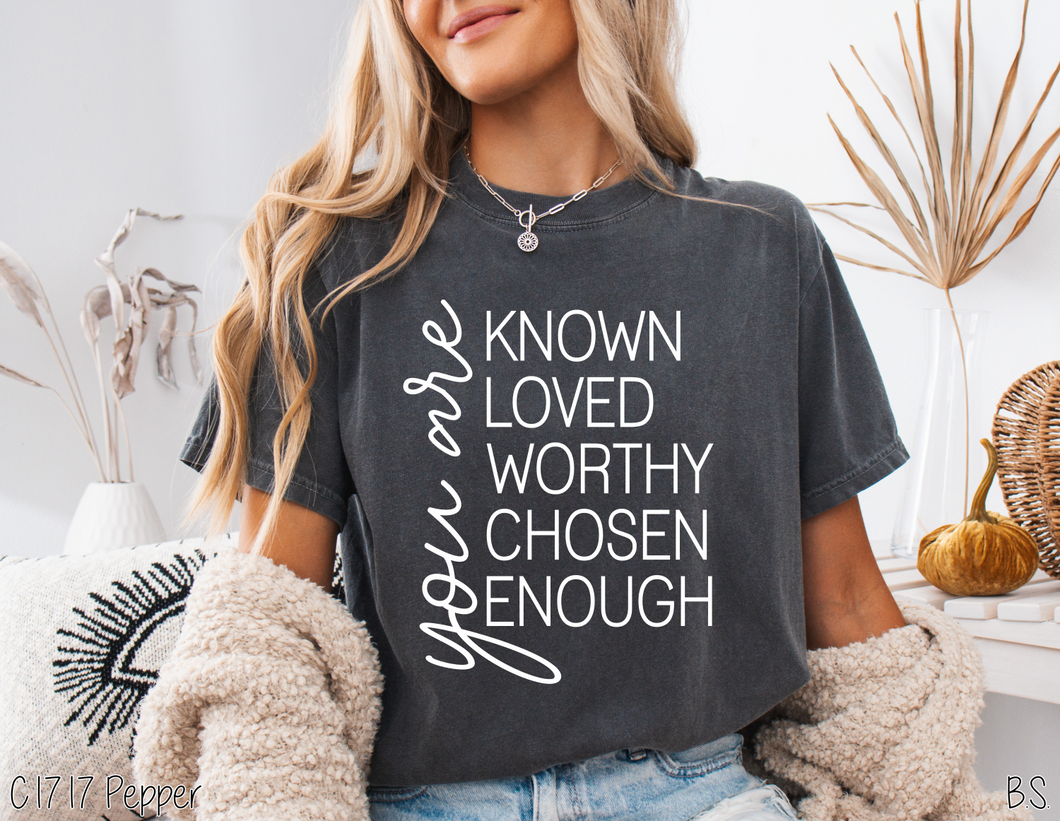 You Are Known, Loved, Worthy #BS792