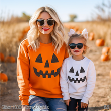 Load image into Gallery viewer, Adult Distressed Pumpkin Face #BS8381
