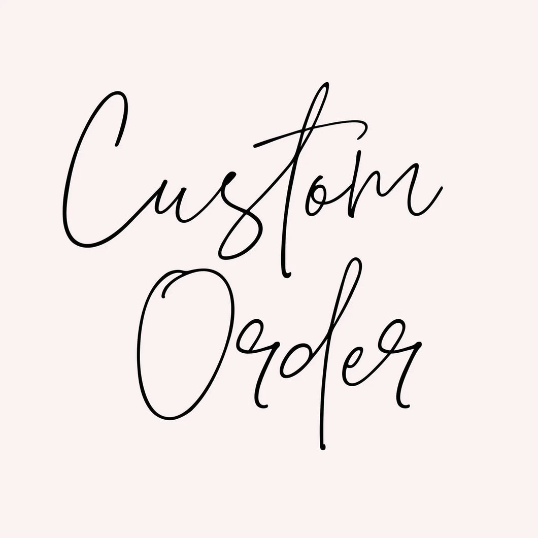Standard One Color Ink Custom Order