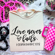 Load image into Gallery viewer, Love Never Fails #BS1078
